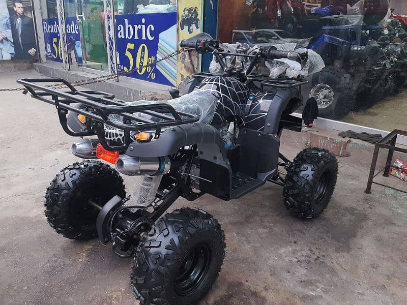 124cc brand new revers gear atv quad 4 wheels delivery all Pakistan 2