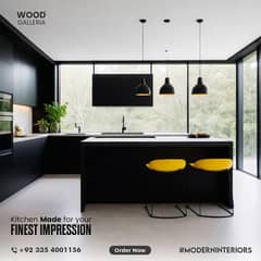 Modern Kitchen/wooden work/kitchen cabinets/Carpenter/Cupboard