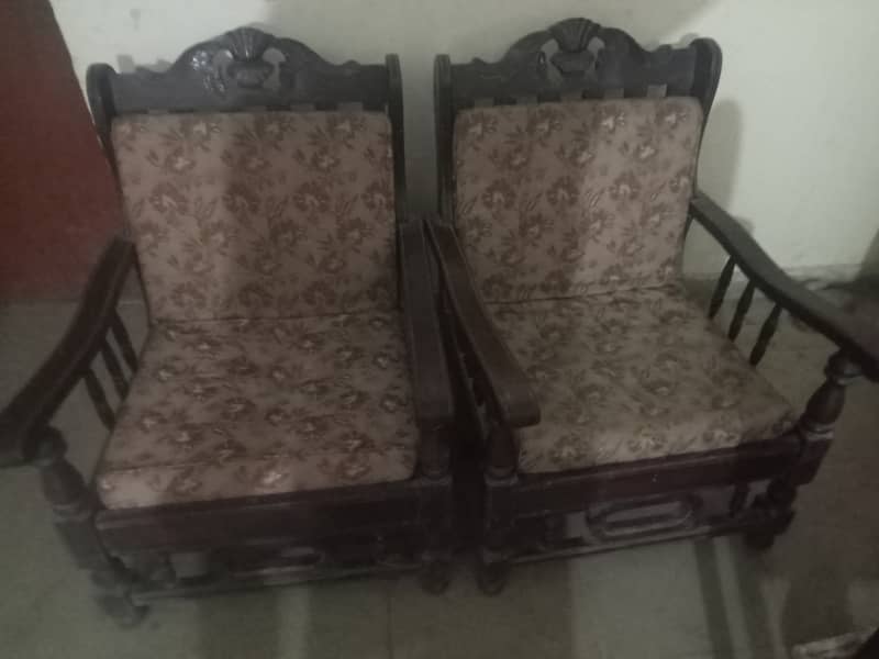Sofa wooden for sale 1