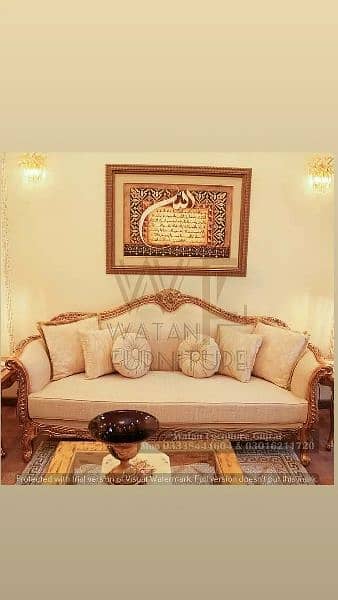 Luxury Sofa 5 Seater (3+2) Sheesham Wood 1