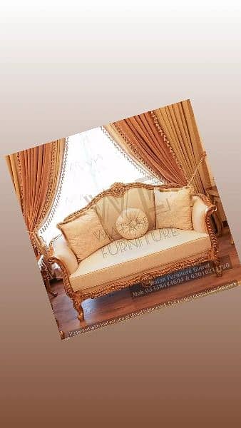 Luxury Sofa 5 Seater (3+2) Sheesham Wood 2