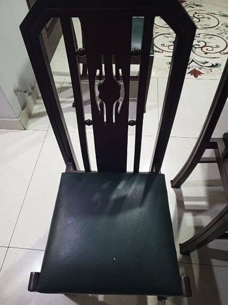 Pure Solid Wood 8 Chairs Dining Table For Sale. 2