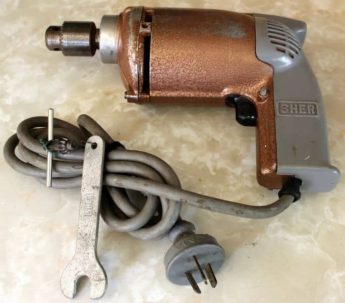 Vintage Shermaster Sher Power Tools 5/16"  1960 Model 3