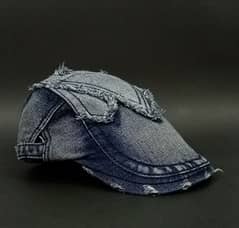 Imported Denim/Jeans Flat Golf Cap Hat (5 designs)0336-4:4:0:9:5:9:6