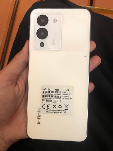 Infinix note12 storage 8/128 with box charger 0