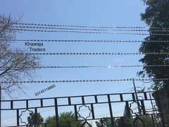 Home Security Khawaja Traders install Chain Fence, Razor Barbed wire
