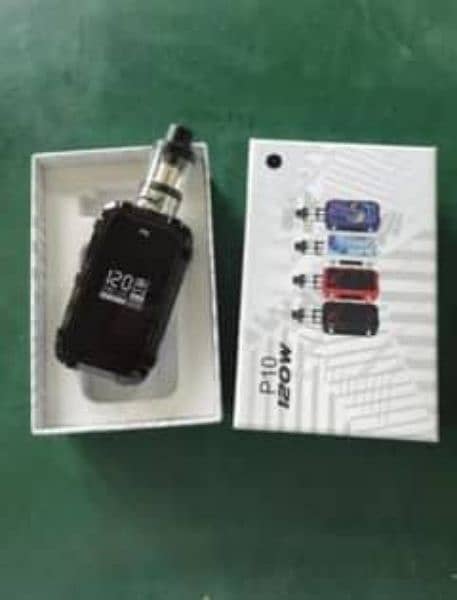 P10 Vapeq120watts with 2 coils   total original just box open. Rs 5500 1