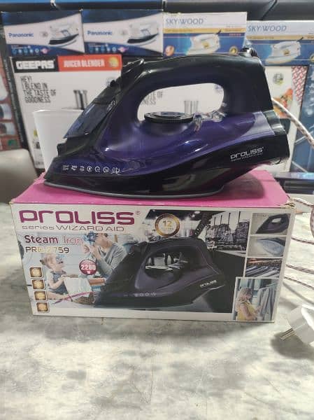 proliss Brand New quality steam iron for sale 1