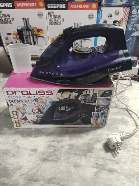 proliss Brand New quality steam iron for sale 5