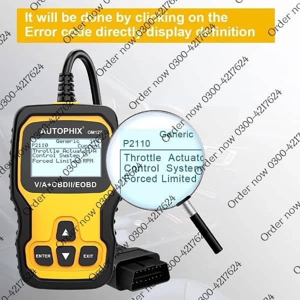 Autophix OM127 Car Obd2 Scanner Code Reader Automotive Scanner f 3