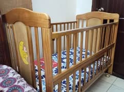 Imported Baby Cot Oak Wood 0