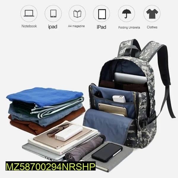Camouflage Casual Backpack 1