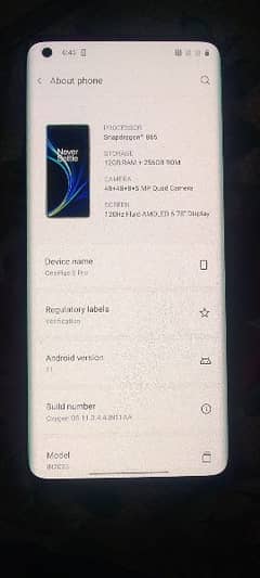 OnePlus 8 Pro Ram 24/256 Global Version whatsapp 03030829244