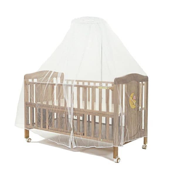 Imported Baby Cot Oak Wood 3