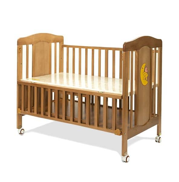 Imported Baby Cot Oak Wood 4