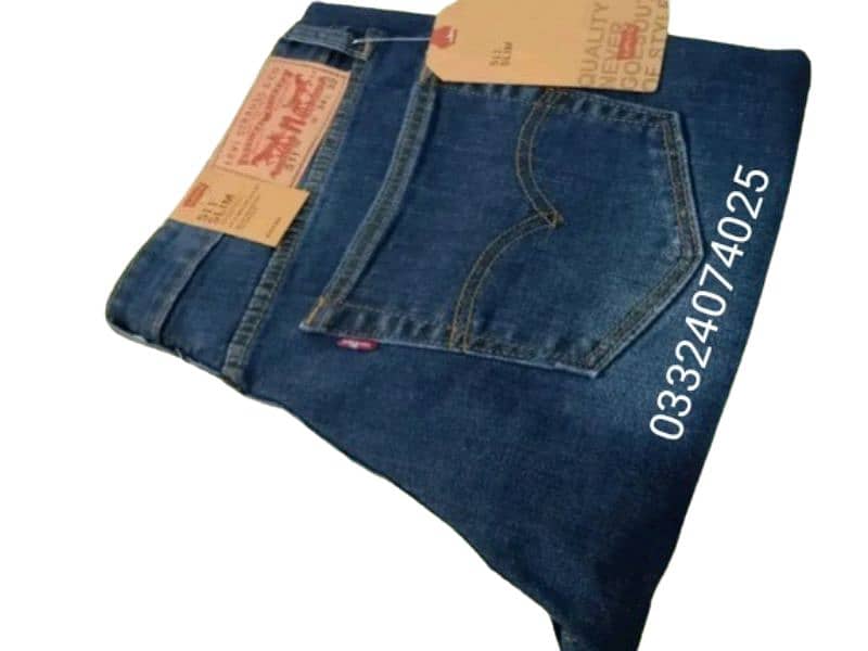 jeans pent exported Levis denim chino Coton dress slim fit steachable 2
