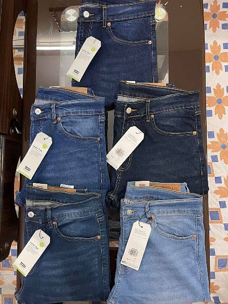jeans pent exported Levis denim chino Coton dress slim fit steachable 11