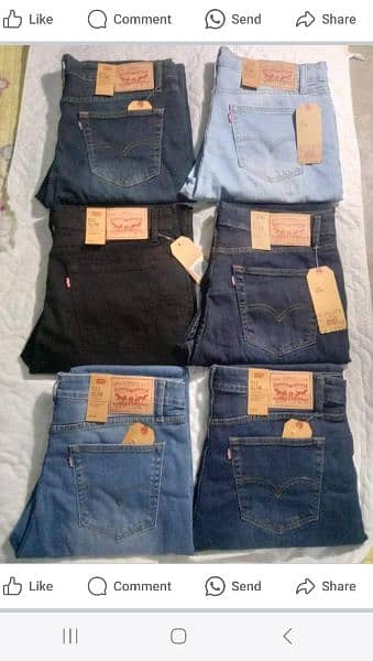 jeans pent exported Levis denim chino Coton dress slim fit steachable 12