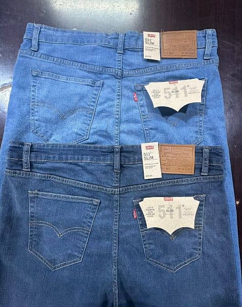 jeans pent exported Levis denim chino Coton dress slim fit steachable 13