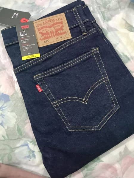 jeans pent exported Levis denim chino Coton dress slim fit steachable 15