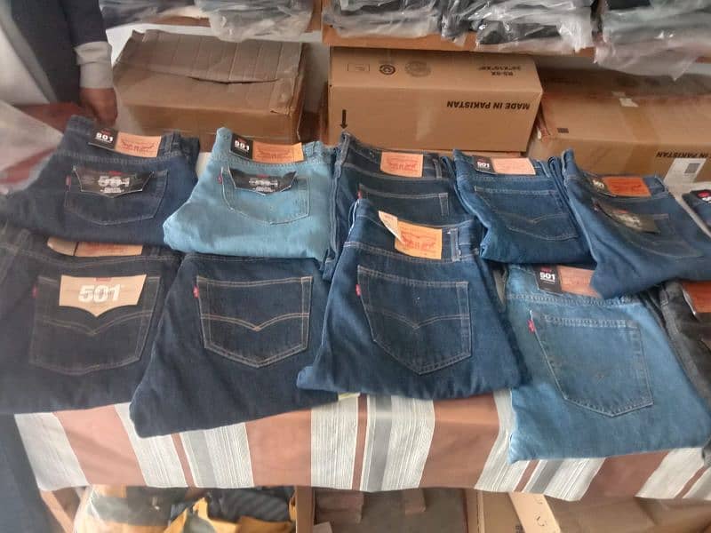 jeans pent exported Levis denim chino Coton dress slim fit steachable 16