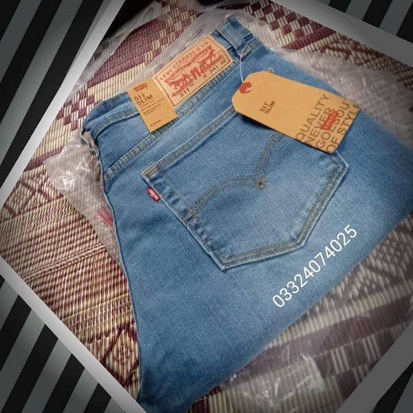 jeans pent exported Levis denim chino Coton dress slim fit steachable 19