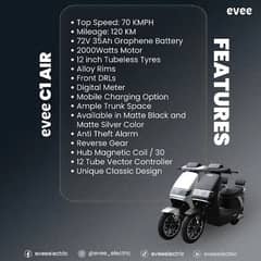 Evee Electric Scooty C1Air 2024
