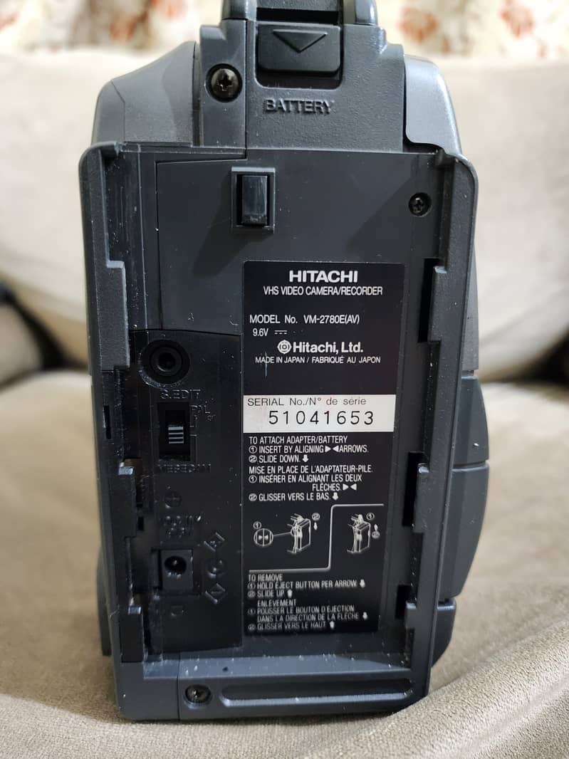 Hitachi Video Camera/ Recorder VM-2780E (AV) 13