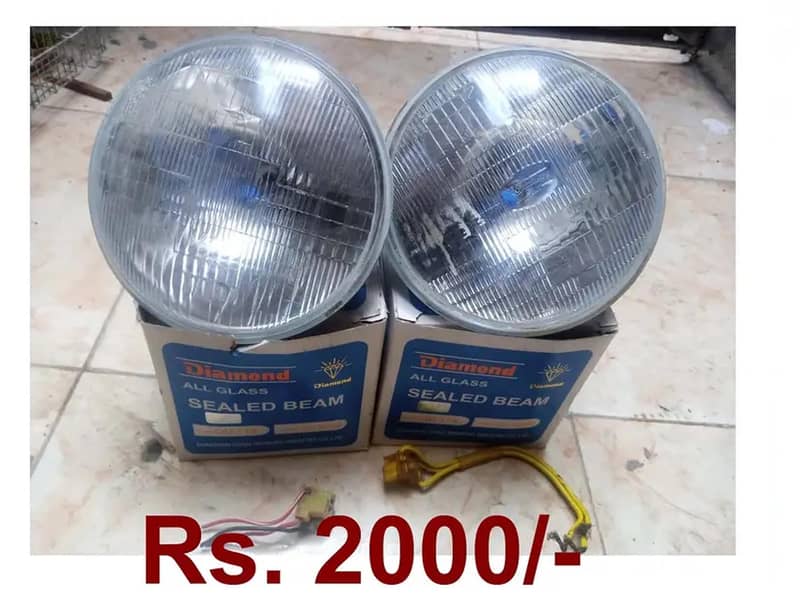 BOLAN-Round Headlight with connector  Rs. 2000 (03341285870) 0