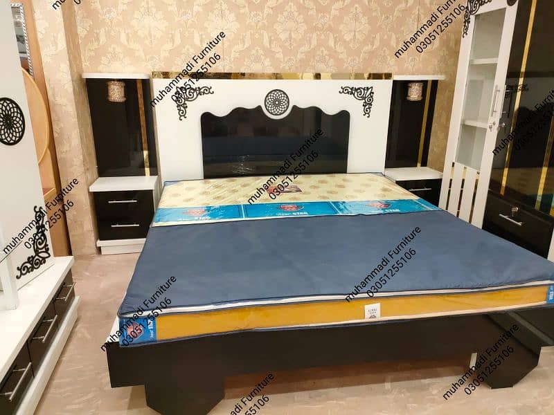 turkish style bed/bedset/king size bed/wooden bed 14