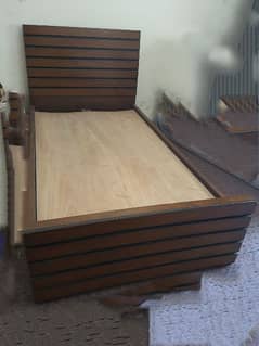 Wooden Bed Single