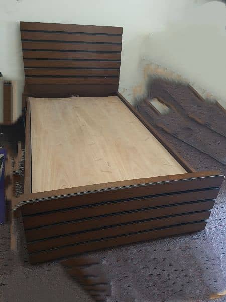 Wooden Bed Single 1