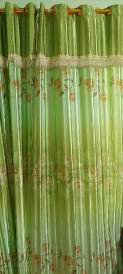 parrot garden colour curtains