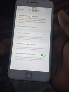 iphon 7 plus 128 gb non pta 10 by 8 condition battery 72 health