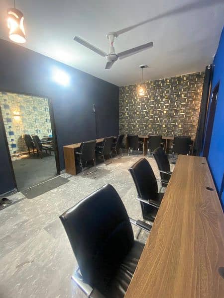 Fully furnished office near Allah ho gol chkr with all setup 2