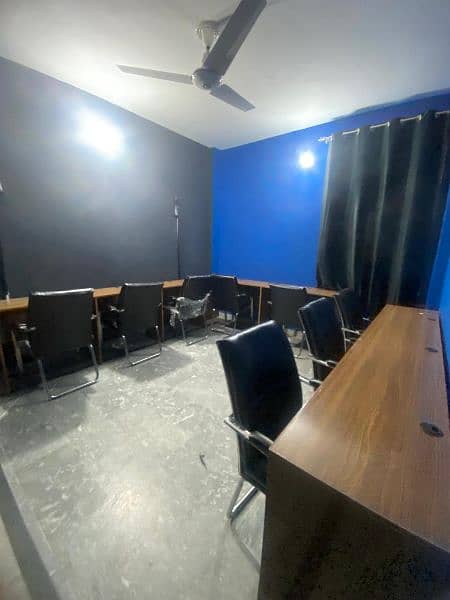 Fully furnished office near Allah ho gol chkr with all setup 11