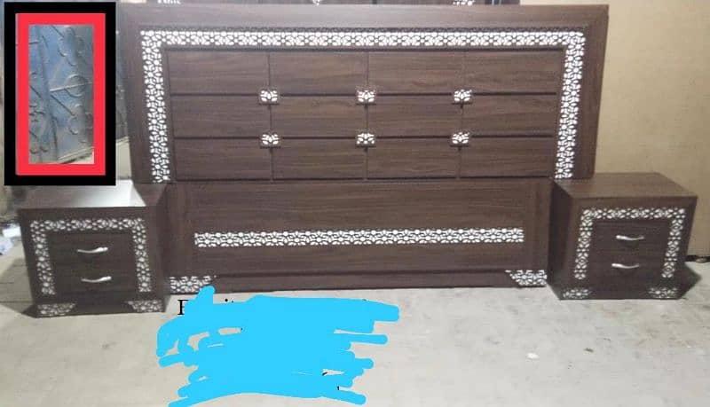 bed set/ king size/wooden set/sheesham wood bed 8
