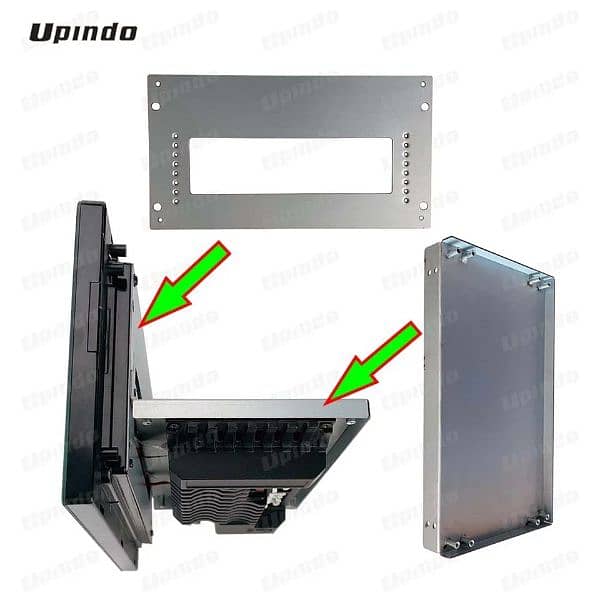android led panel double to single din converter brackets imported 1