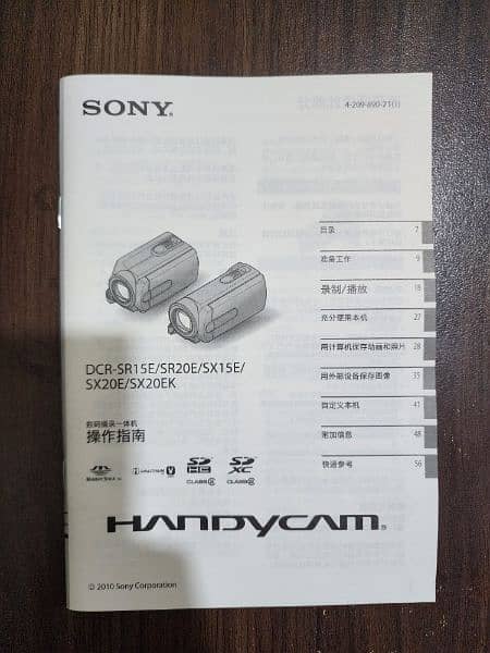SONY HANDYCAM DCR-SX20EK 18