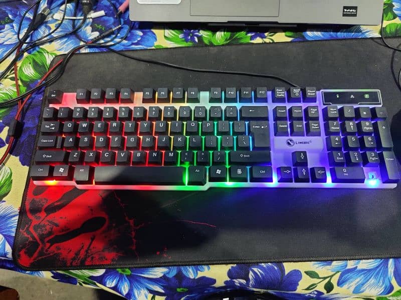 Gaming Semi Mechanical keyboard with RGB lights. Mechanical feel. 4