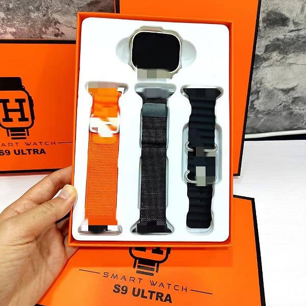 Latest S9 Ultra Smart Watch with 3 straps 2
