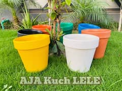 plastic pots for garden