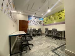 Fully furnished office for rent near lda ofc