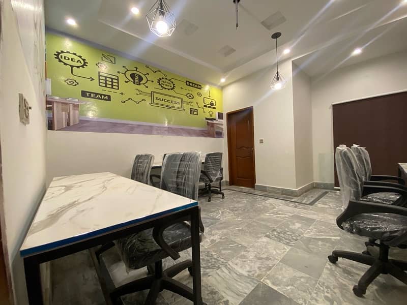 Fully furnished office for rent near lda ofc 1