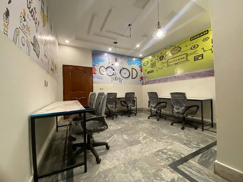 Fully furnished office for rent near lda ofc 4