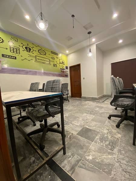 Fully furnished office for rent near lda ofc 11