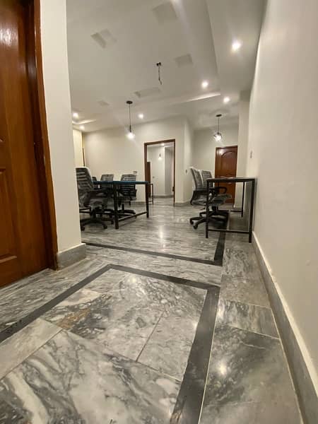 Fully furnished office for rent near lda ofc 17