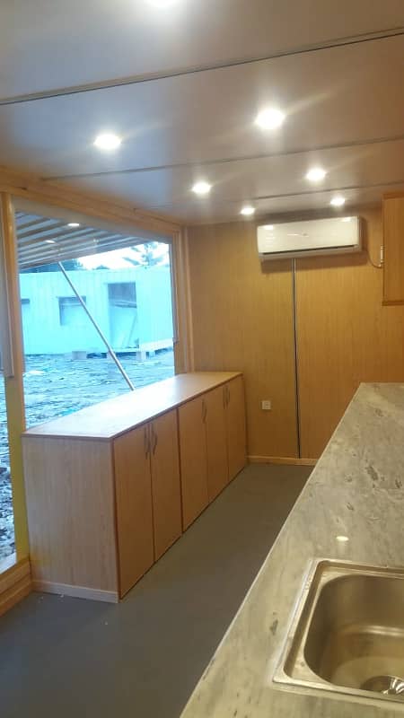 prefab cabin office container dry container portable kitchen and toilet 3