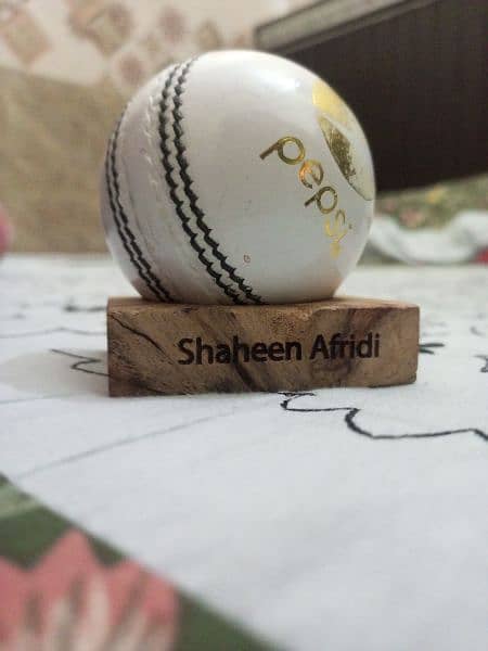 Shaheen Afridi Signed Ball 1