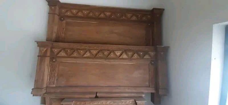Solid wooden Bed Set 1